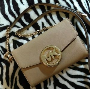 FINAL PRICE DROP Michael Kors cross body clutch